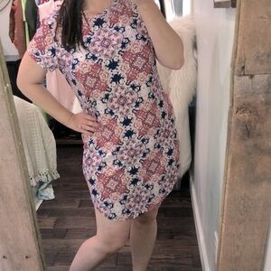Bobbie Brooks floral T-shirt dress size XLarge